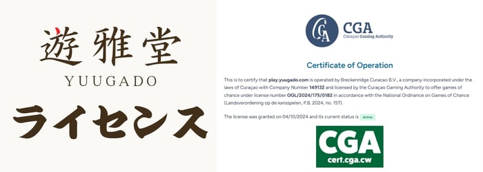 遊雅堂　ライセンス